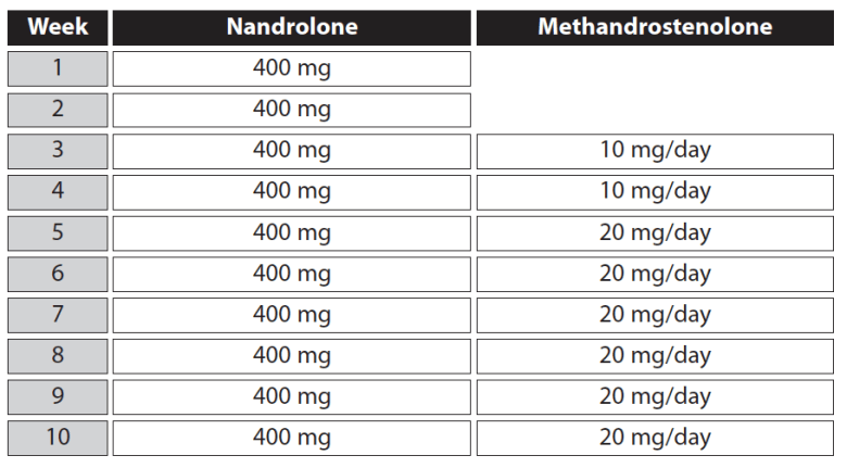 Test and Methandrostenolone (dbol) cycle